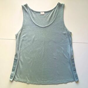 Poetry Tank Hemp and Cotton Light Green Size 6